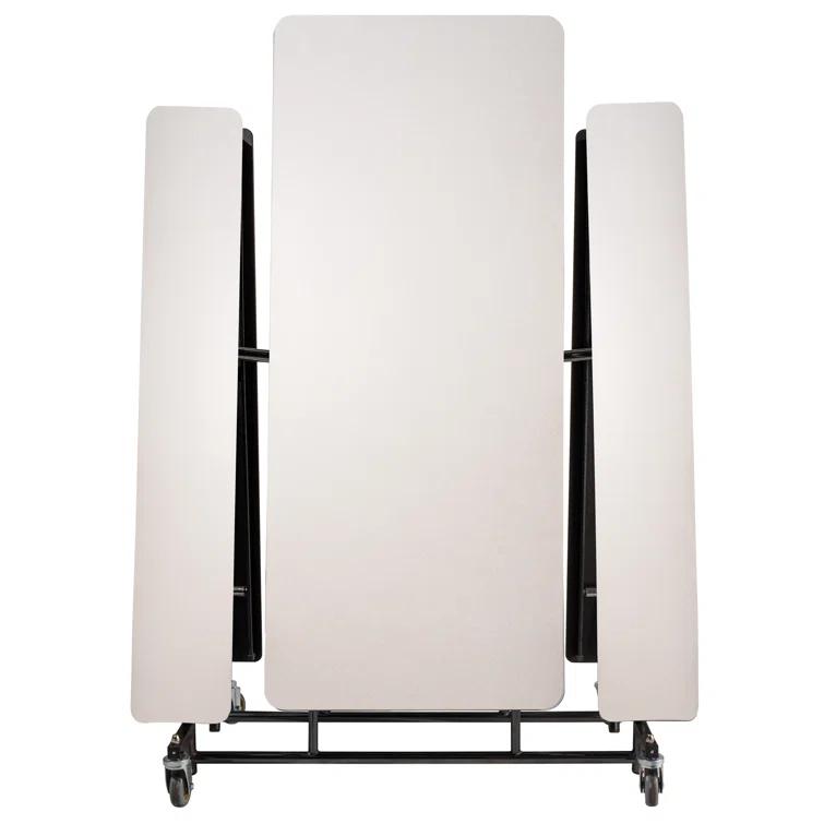 NPS 12' Rectangle Mobile Table with Benches. Gray Nebula