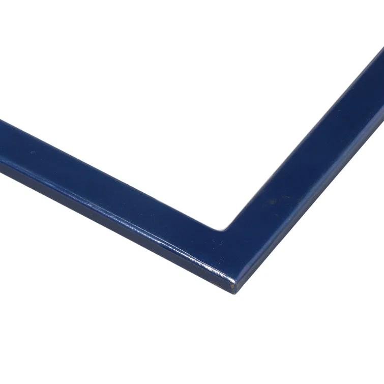 Navy Metal Slim C-Table End Table