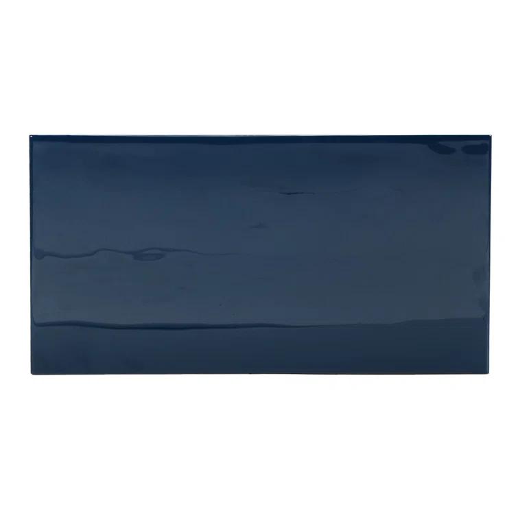 Navy Metal Slim C-Table End Table