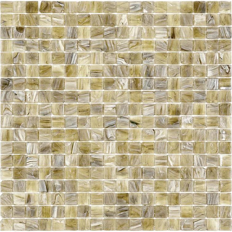Skosh 0.6" x 0.6" Glass Grid Mosaic Wall & Floor Tile