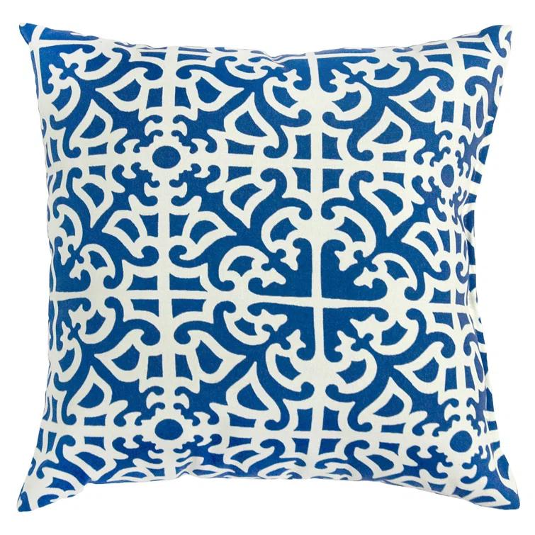 Indoor/Outdoor Reversible Throw Pillow