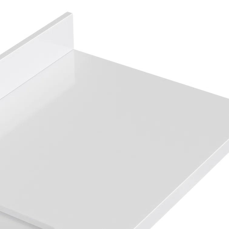 Ariel Monroe 67 Inch Single Rectangular Sink Bathroom Vanity With Pure White Quartz Countertop