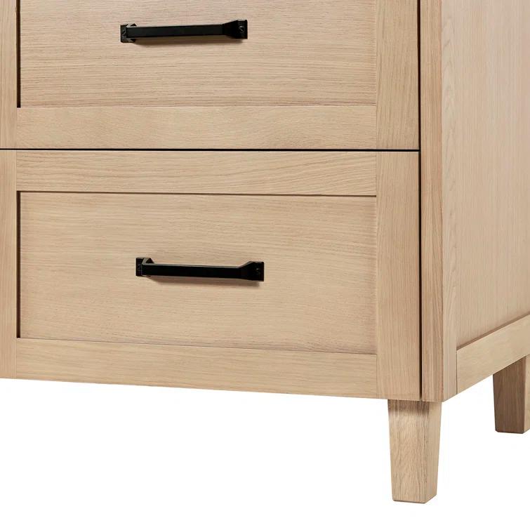 Ariel Monrow 67 Inch Double Oval Sink Bathroom Vanity With Italian Carrara Marble Countertop