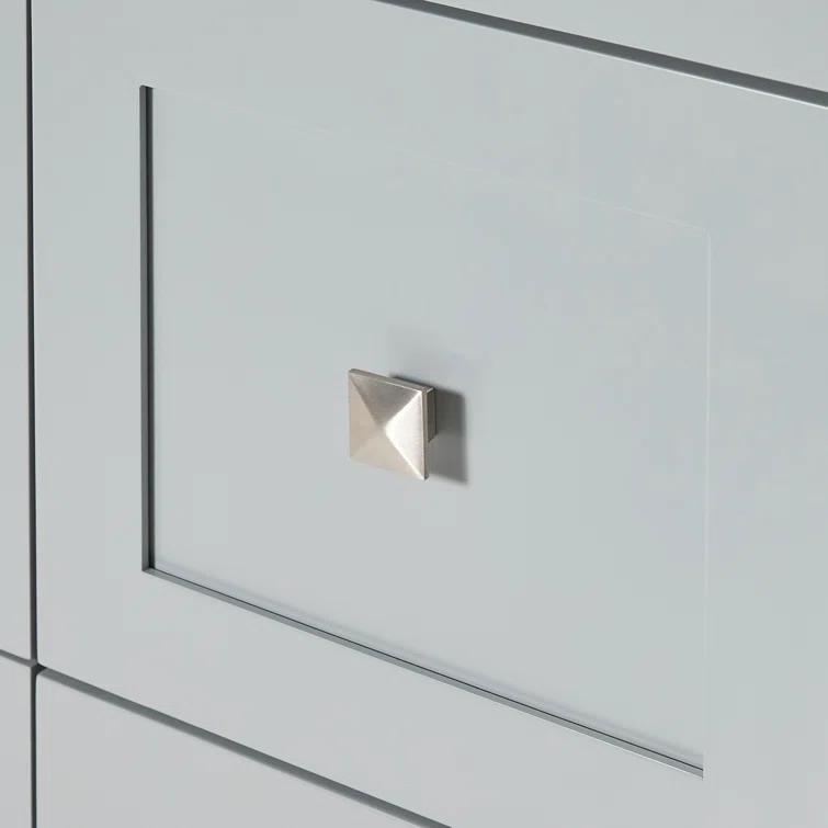 Ariel Bath Ariel Monrow 67 Inch Double Oval Sink Bathroom Vanity With Pure White Quartz Countertop