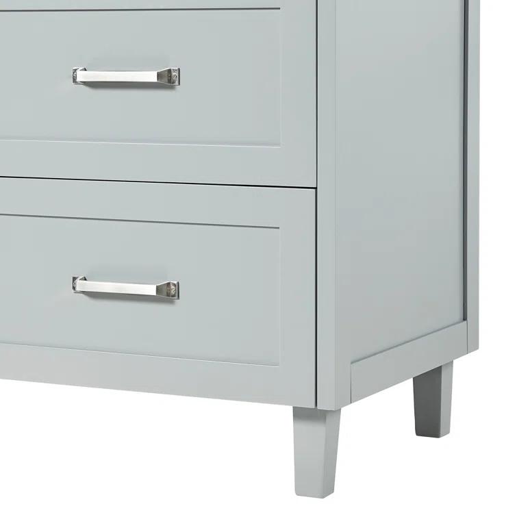 Ariel Monrow 66 Inch Double Oval Sink Bathroom Vanity With Carrara White Quartz Countertop