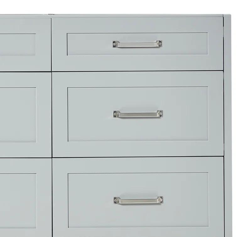 Ariel Monrow 66 Inch Double Oval Sink Bathroom Vanity With Carrara White Quartz Countertop