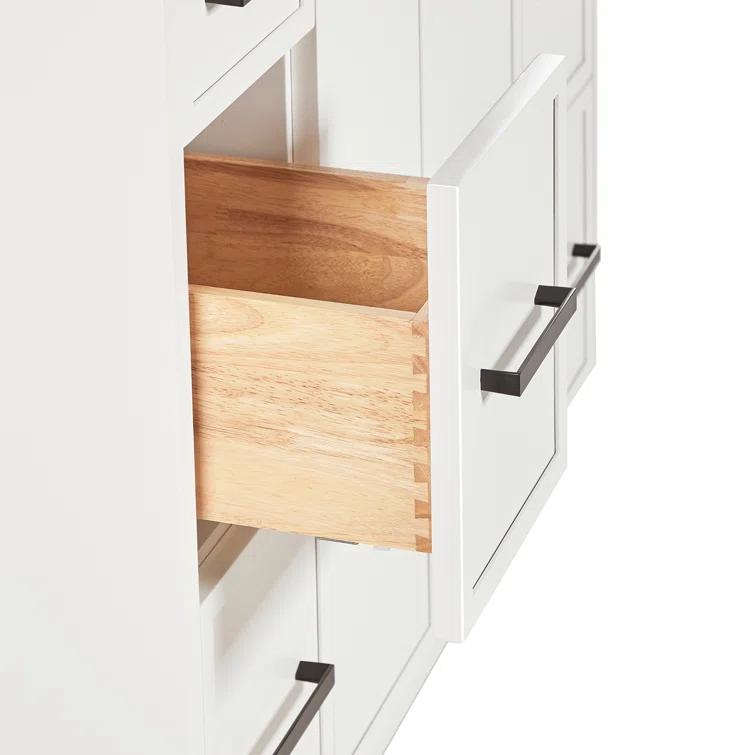 Ariel Kelly 43 Inch Single Rectangular Sink Bathroom Vanity With Quartz Countertop