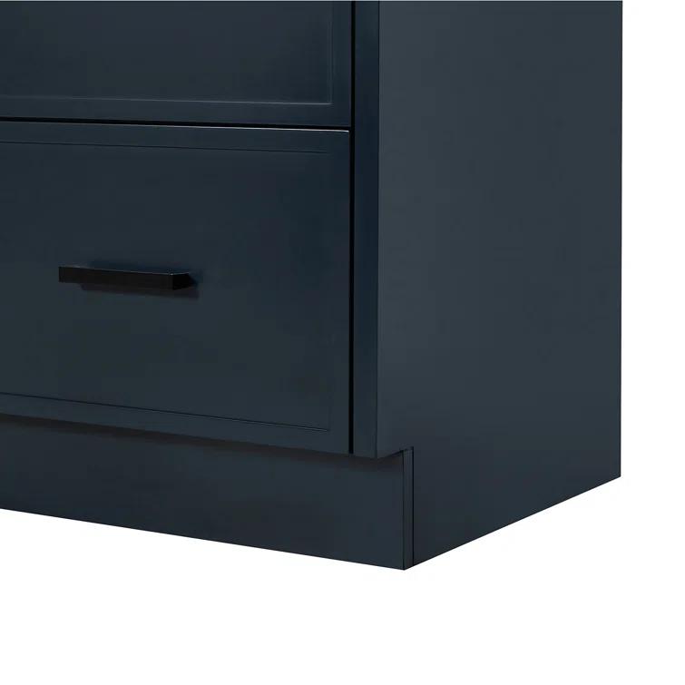 Ariel Kelly 43 Inch Single Rectangular Sink Bathroom Vanity With Quartz Countertop