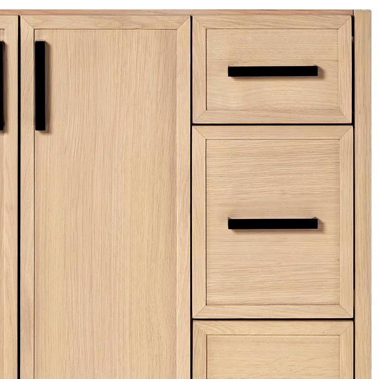 Ariel Kelly 43 Inch Single Rectangular Sink Bathroom Vanity With Quartz Countertop