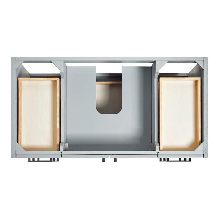 Ariel Kelly 43 Inch Single Rectangular Sink Bathroom Vanity With Quartz Countertop