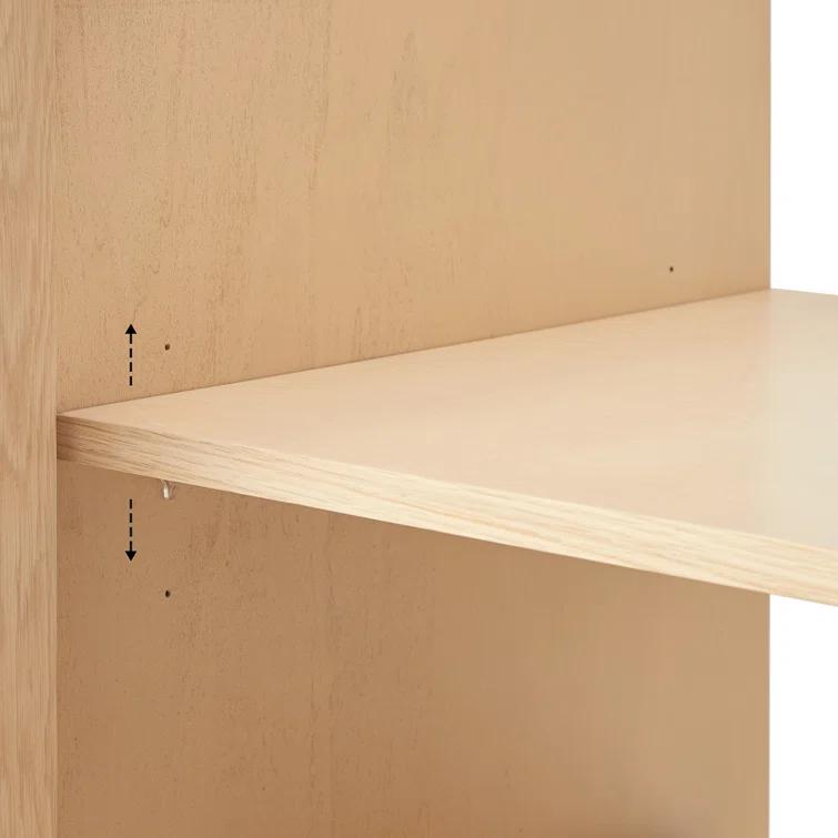 Ariel Kelley 66 Inch Double Sink Base Cabinet In Oak
