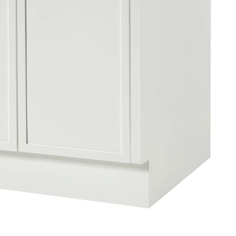Ariel Kelley 66 Inch Double Sink Base Cabinet In Oak