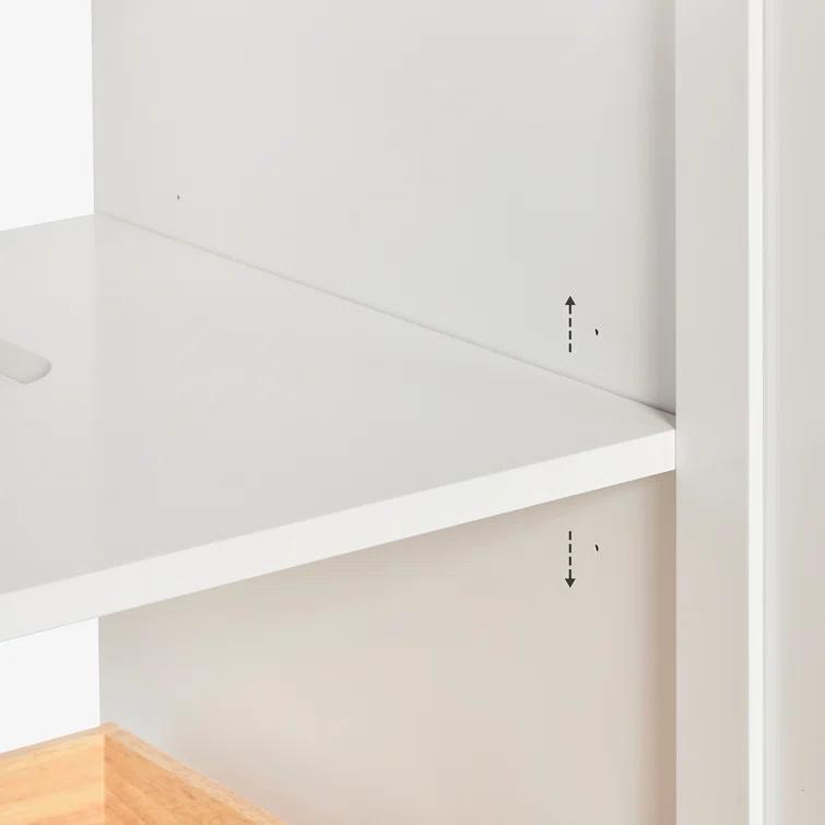 Ariel Kelley 66 Inch Double Sink Base Cabinet In Oak