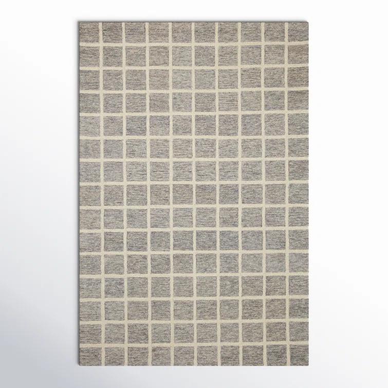 Chris Loves Julia x Loloi Polly Handmade Slate/Ivory Rug