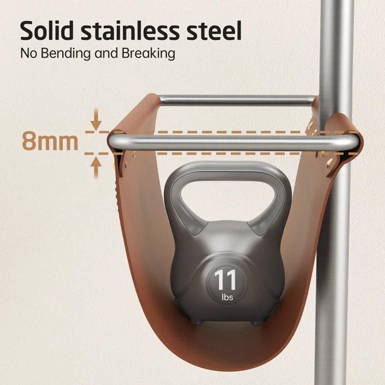 KES Toilet Paper Holder Stand With Bathroom Magazine Rack, Magazine Holder And Double Roll Toilet Paper Holder Free Standing, Weighted Marble Base