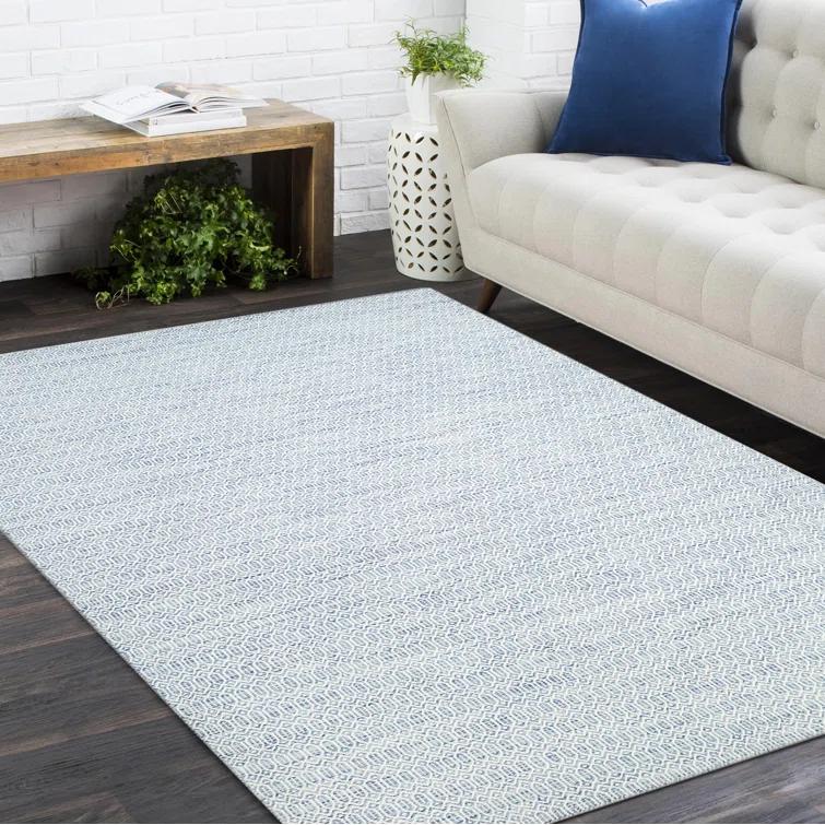 Chatham Contemporary Flatweave Cream 6 ft. x 9 ft. Hand Woven Area Rug