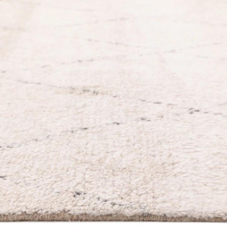 Ferra Hand-Knotted Wool-Blend Moroccan Style Shag Rug - 8' x 10'