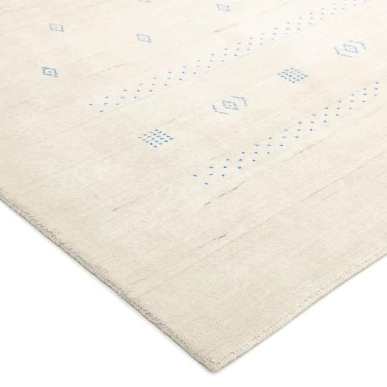 Cyrena Hand-Loomed Wool Rug - Ivory / 9' x 12'