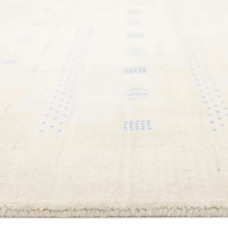 Cyrena Hand-Loomed Wool Rug - Ivory / 9' x 12'