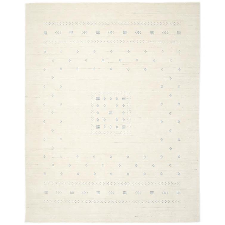 Cyrena Hand-Loomed Wool Rug - Ivory / 9' x 12'