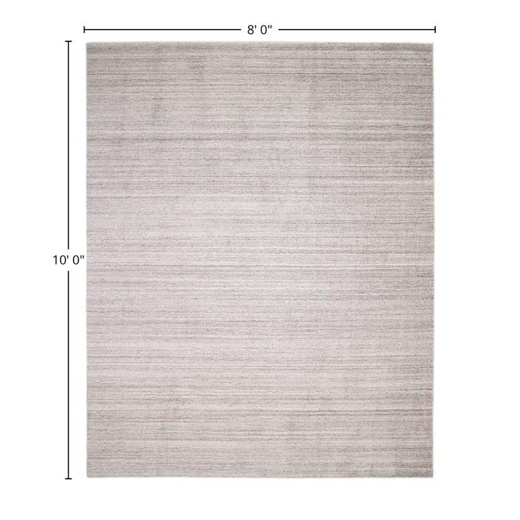 Solo Rugs Halsey Handmade Area Rug, 8 ft x 10 ft, Linen