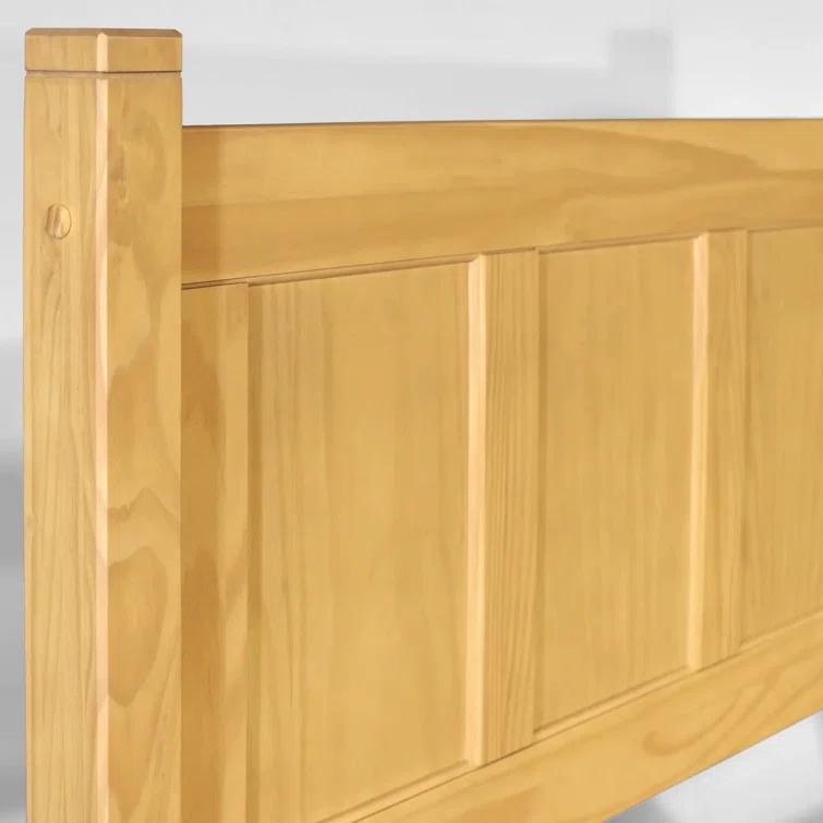 Shaker Solid Wood Panel Bed