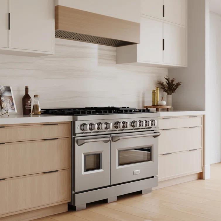 ZLINE ZLINE Autograph Edition 48 in. Classic Dual Fuel Range w/ 8 Burners & Accents CDR48