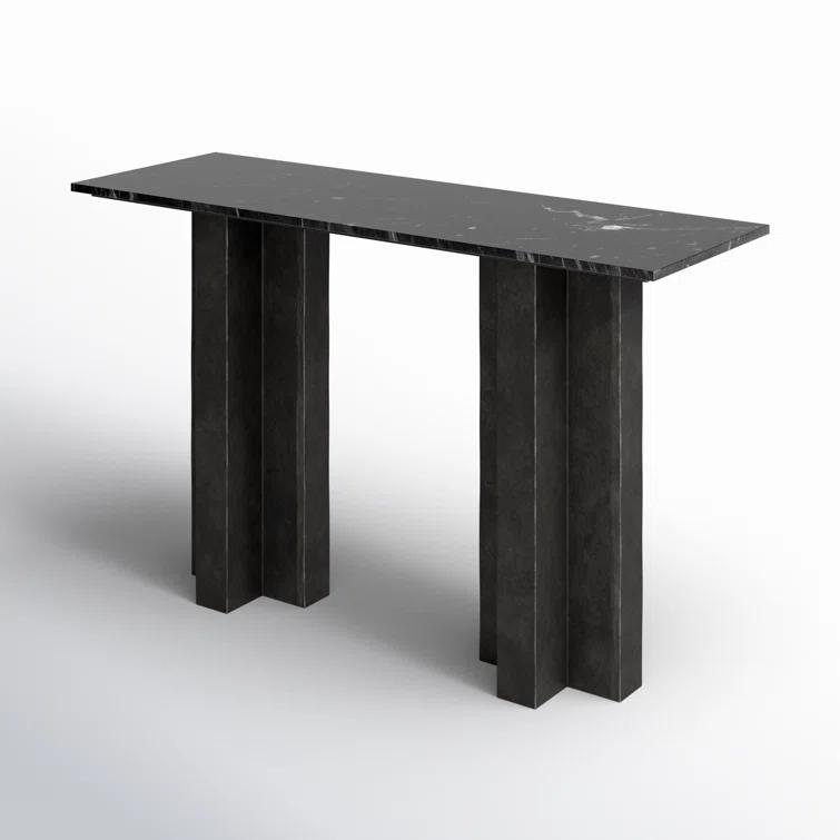 Alfred Console Table - Black Marble