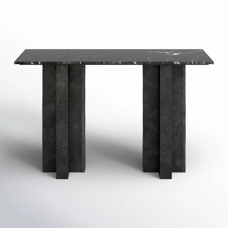 Alfred Console Table - Black Marble