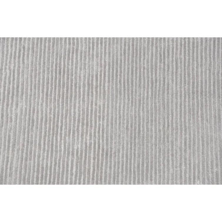 Edgy Hand Tufted Viscose Striped Rug