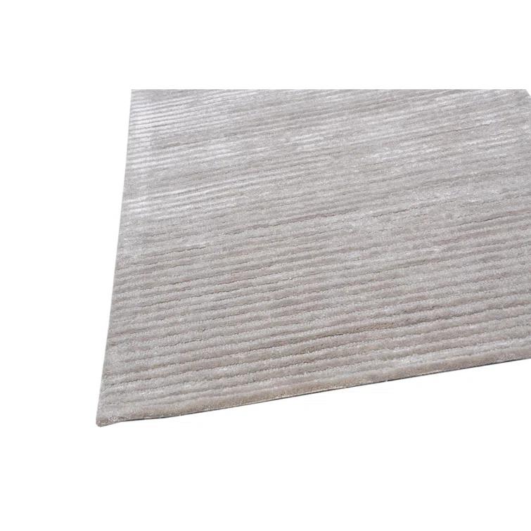 Edgy Hand Tufted Viscose Striped Rug