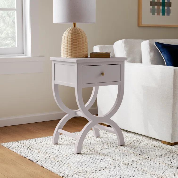 Floris End Table With Storage