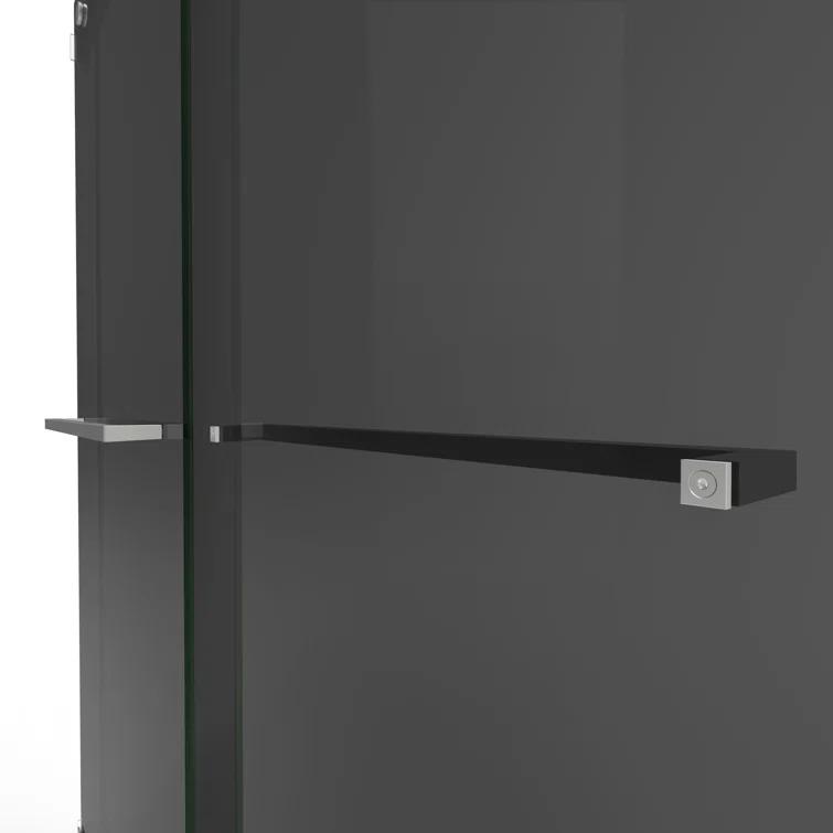 44" - 48" W 76" H Reversible Semi-Frameless Shower Door with ClearMax Technology