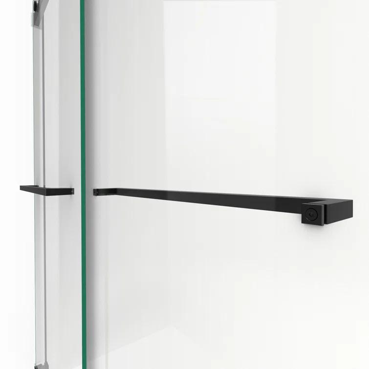 44" - 48" W 76" H Reversible Semi-Frameless Shower Door with ClearMax Technology