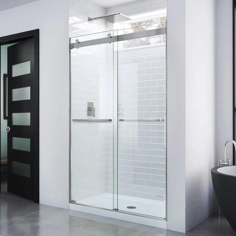 Essence 44" W x 76" H Frameless with ClearMax Technology Shower Door