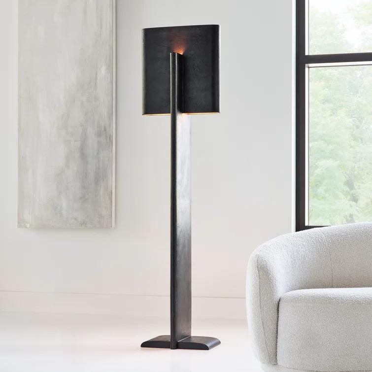 Lotura 72" Museum Gild LED Floor Lamp