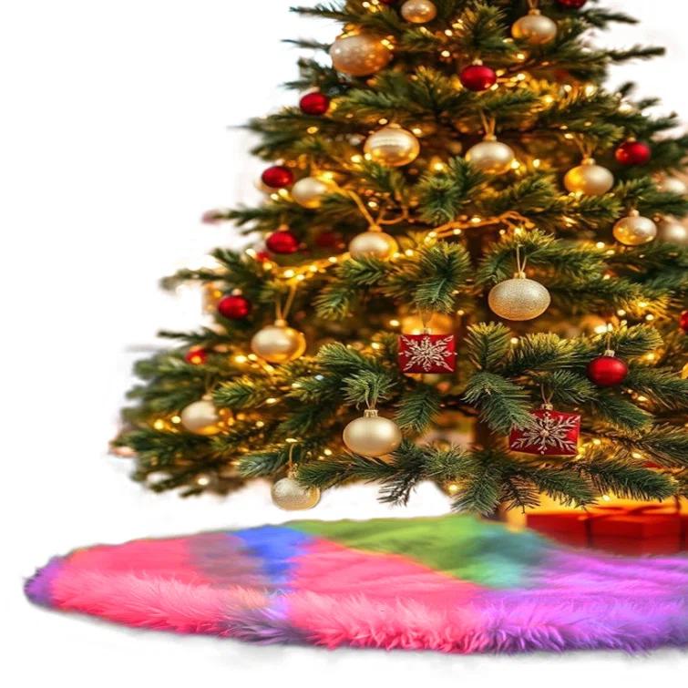 Faux Fur Tree Skirt