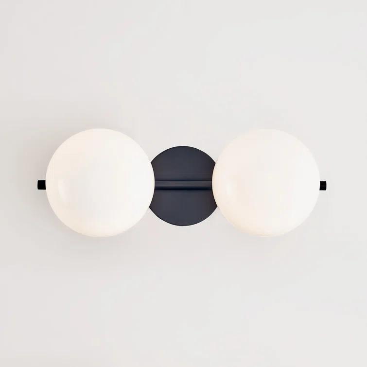 Vibi 2 Light Frosted Dimmable Vanity Light