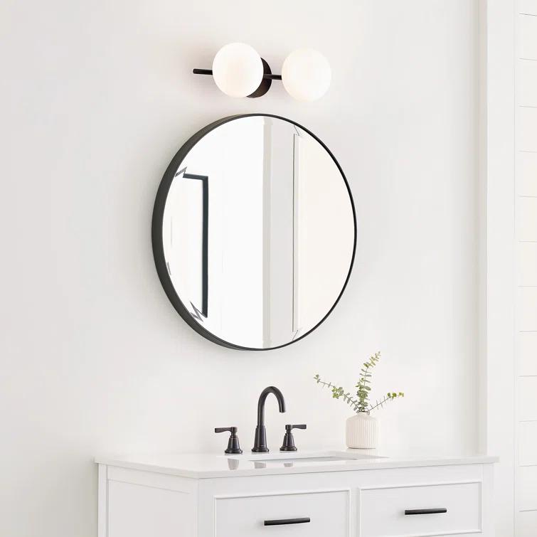 Vibi 2 Light Frosted Dimmable Vanity Light