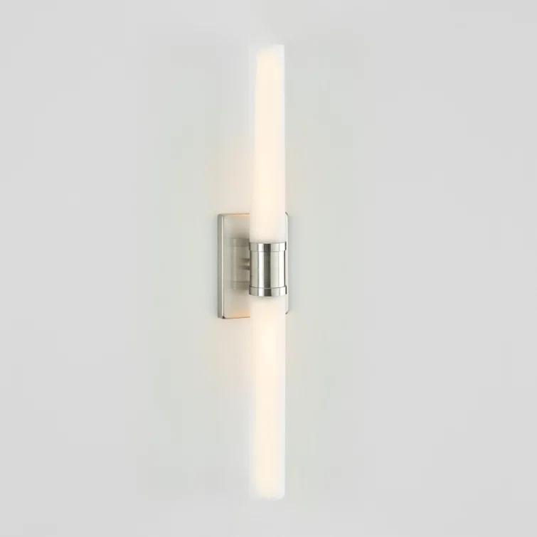 Evelien 2 Light Frosted Dimmable Vanity Light