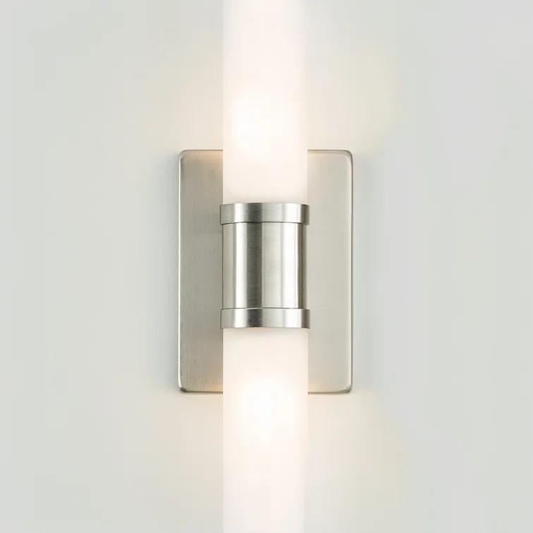 Evelien 2 Light Frosted Dimmable Vanity Light