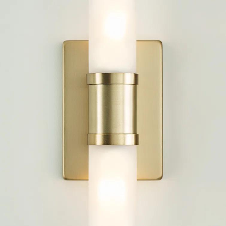 Evelien 2 Light Frosted Dimmable Vanity Light