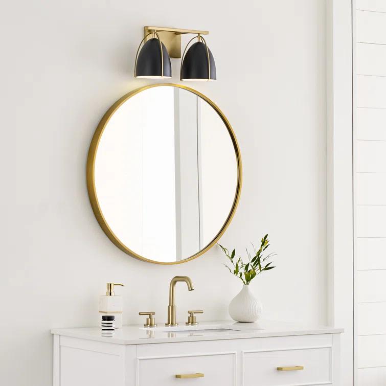 Joss & Main Nikki 2-Light Dimmable Vanity light & Reviews | Joss & Main