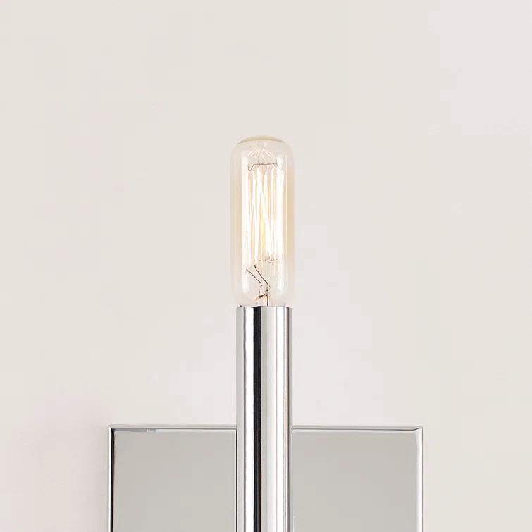 Chrome Direct Wired Electric Outdoor Wall Sconce