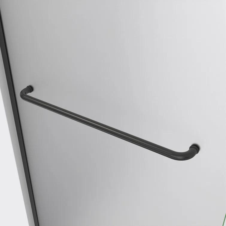 DreamLine Linea 30 in. W x 72 in. H Frameless Shower Screen with Towel Bar