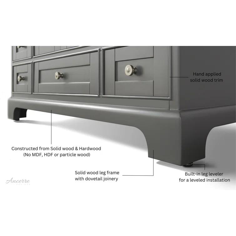 Varna 60'' Double Bathroom Vanity