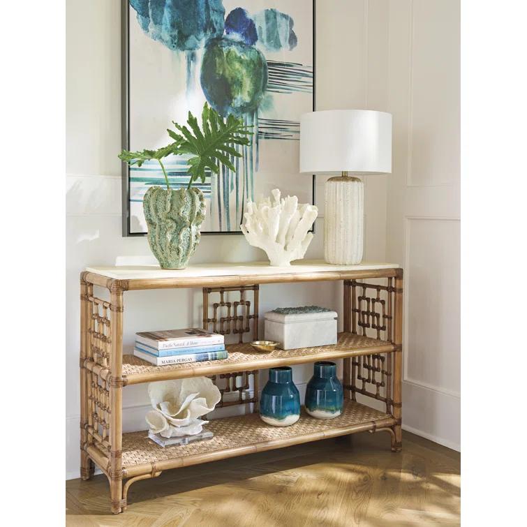 Tommy Bahama Home Sailfish 54'' Stone Top Console Table