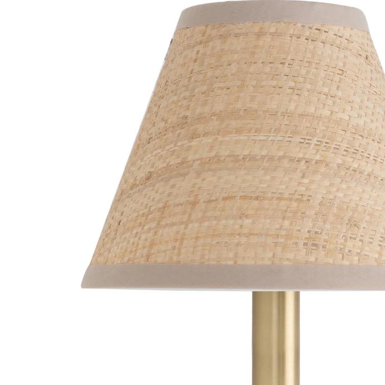 Regina Andrew Polly Sconce Single (with Rattan Shade)