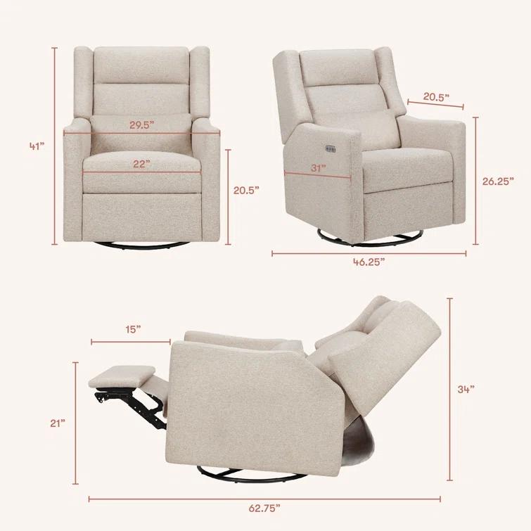 Kiwi Plus Power Glider Recliner w/ Power Headrest