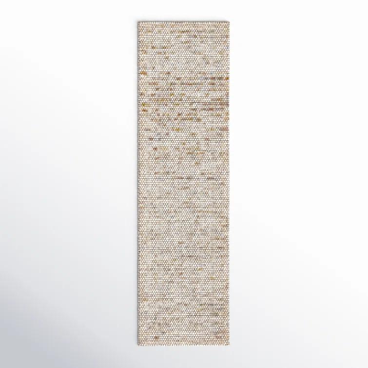 SAFAVIEH Natura Feride Geometric Runner Rug, Ivory/Multi, 2'3" x 14'